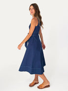 BROOKE dress Navy - Lesley Evers-Dress-new-service_blocked
