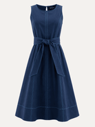 BROOKE dress Navy - Lesley Evers-Dress-new-service_blocked