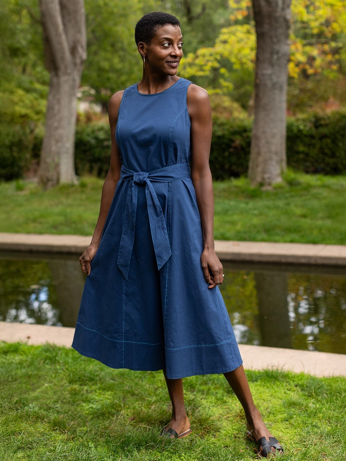 BROOKE dress Navy - Lesley Evers - Dress - new - Shop