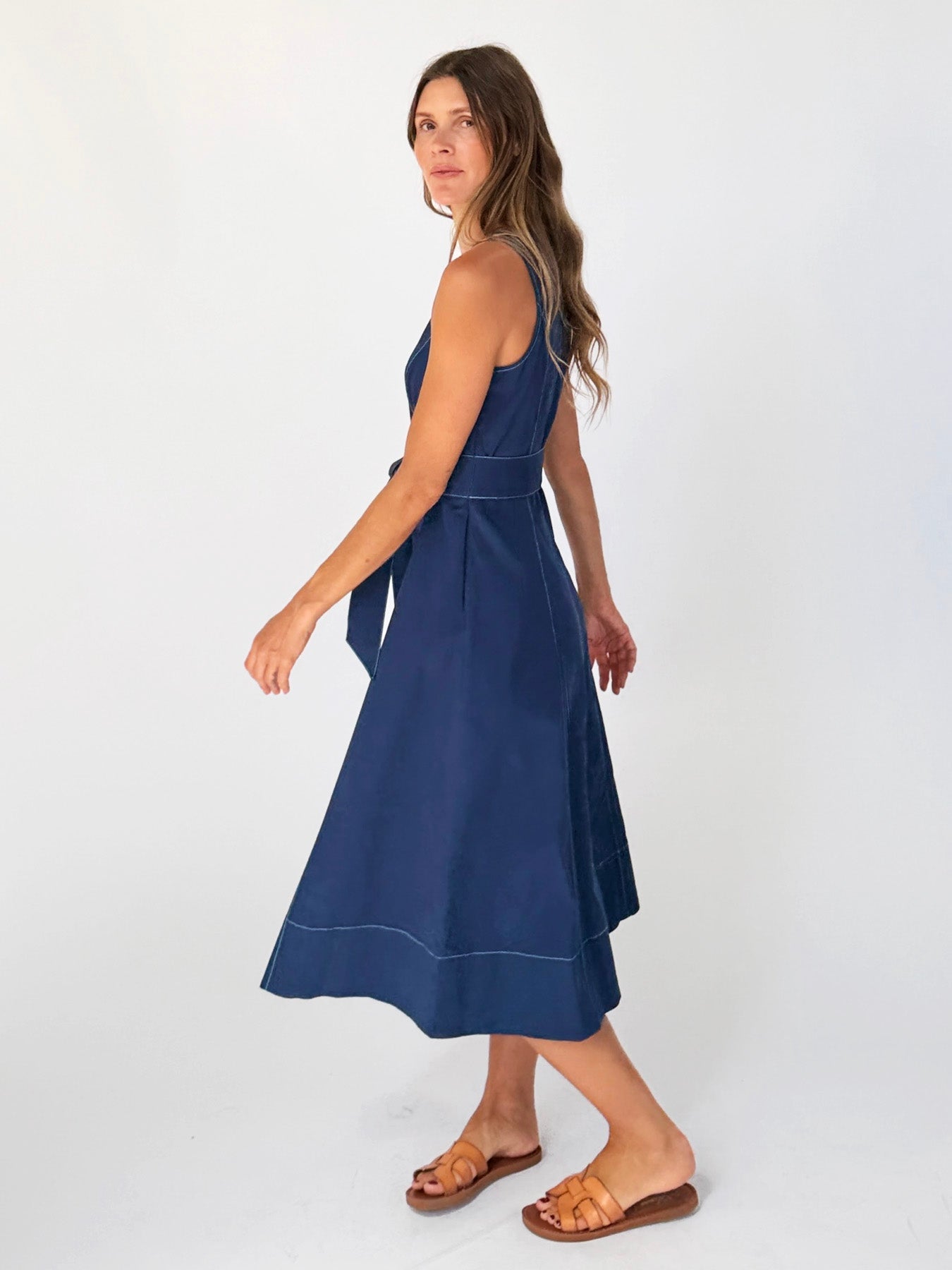 BROOKE dress Navy - Lesley Evers-Dress-new-service_blocked