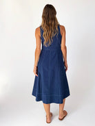 BROOKE dress Navy - Lesley Evers-Dress-new-service_blocked