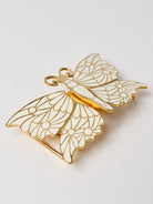 BUTTERFLY Belt Buckle with Barcelona Blue Belt Strap - Lesley Evers - Accessories - accessory - belt