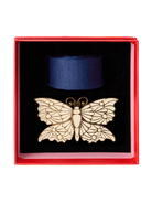 BUTTERFLY Belt Buckle with Barcelona Blue Belt Strap - Lesley Evers - Accessories - accessory - belt
