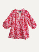 CAMILLE top Flower Patch Pink - Lesley Evers-camille-new-Shop