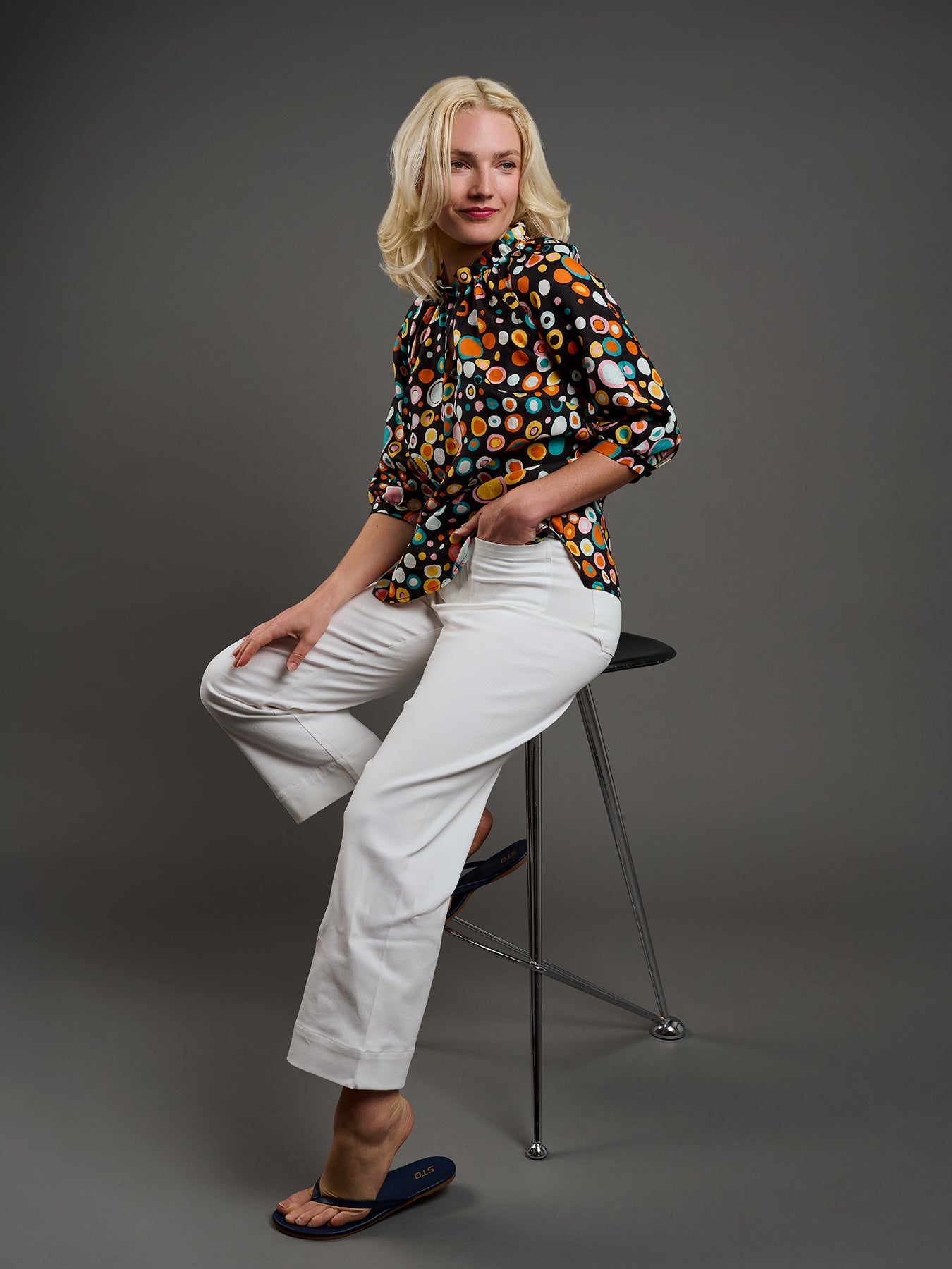 CAMILLE top Speckles - Lesley Evers - camille - new - Shop