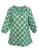 CAMILLE top Talavera Green - Lesley Evers - camille - new - Shop
