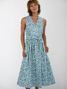 CANDACE dress Echinacea Blue - Lesley Evers-candace-dress-new