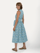 CANDACE dress Echinacea Blue - Lesley Evers-candace-dress-new