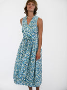 CANDACE dress Echinacea Blue - Lesley Evers-candace-dress-new