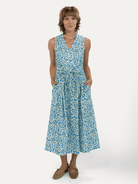 CANDACE dress Echinacea Blue - Lesley Evers-candace-dress-new