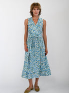 CANDACE dress Echinacea Blue - Lesley Evers-candace-dress-new