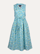 CANDACE dress Echinacea Blue - Lesley Evers-candace-dress-new