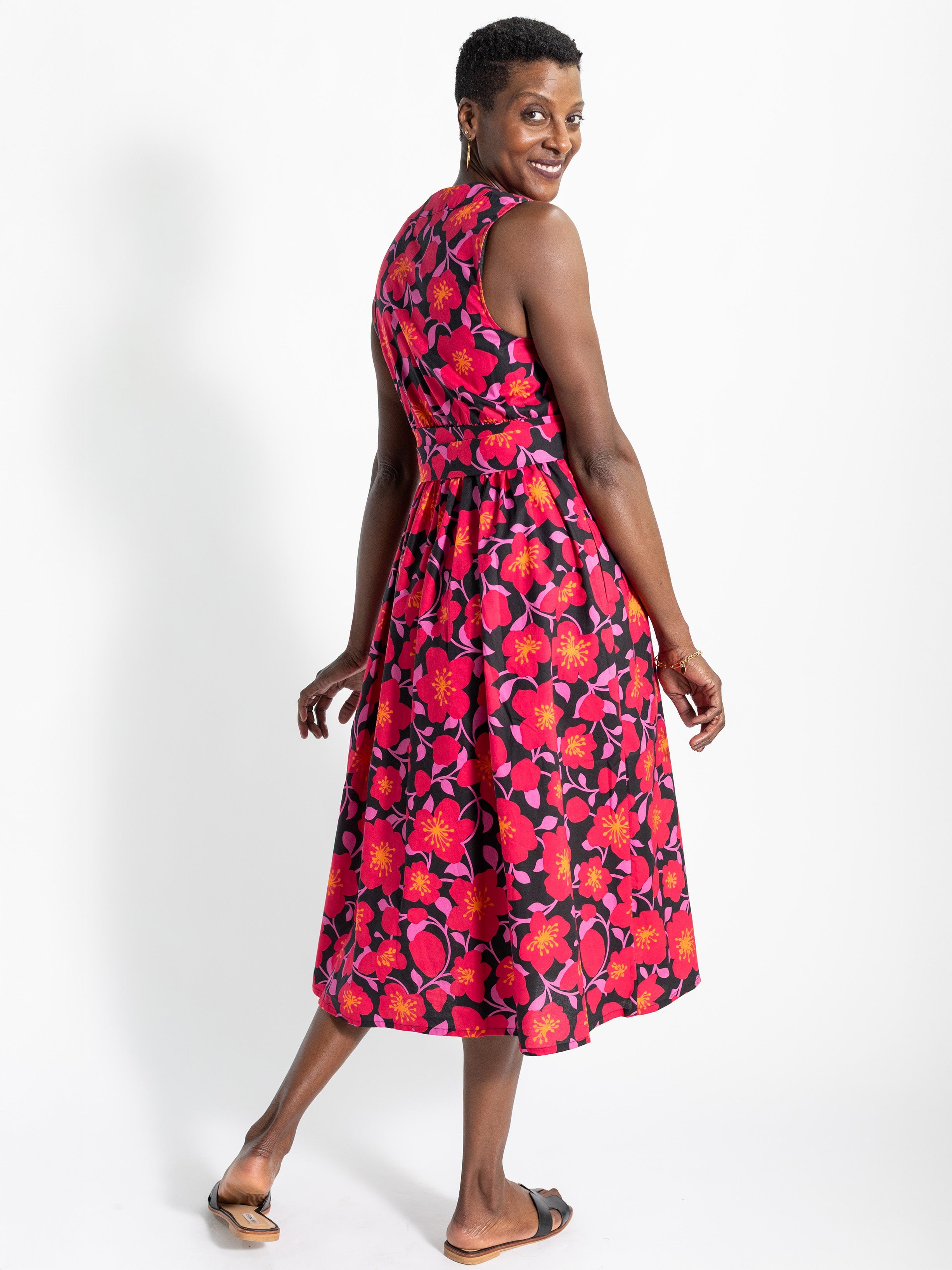 CANDACE dress Garden Wall Pink - Lesley Evers - dress - 