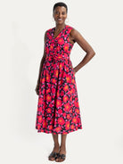 CANDACE dress Garden Wall Pink and Black - Lesley Evers-candace-dress-new