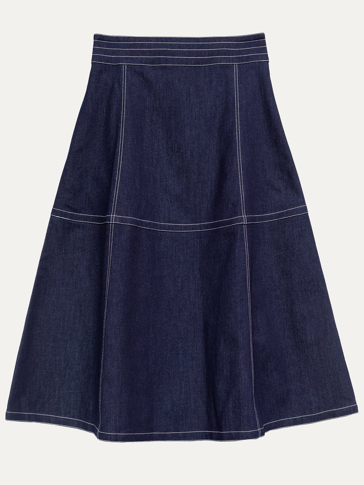 CARMEN skirt Denim - Lesley Evers-Dress-service_blocked-Shop