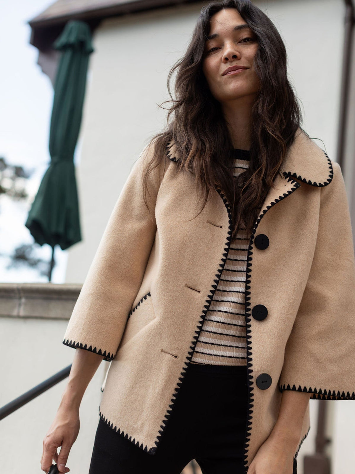 CASSIDY coat Camel - Lesley Evers-coat-Shop-Shop/All Products