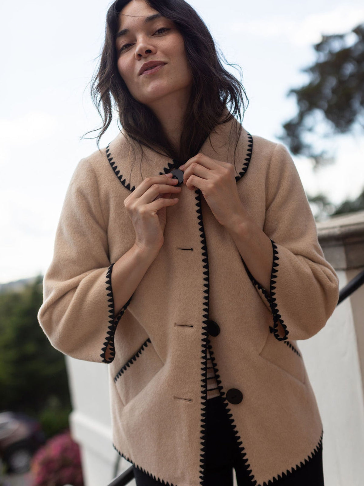 CASSIDY coat Camel - Lesley Evers-coat-Shop-Shop/All Products