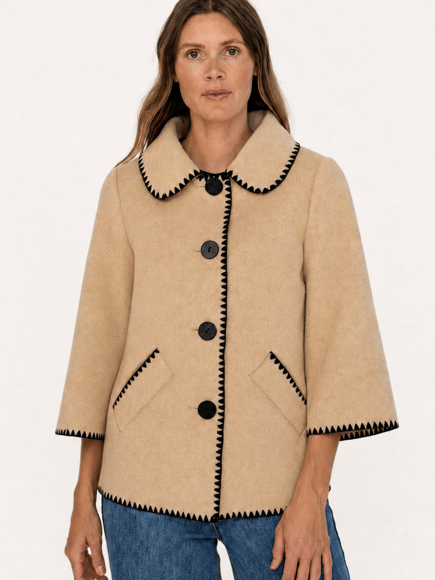 CASSIDY coat Camel - Lesley Evers-coat-Shop-Shop/All Products