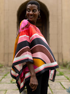 CELESTE silk top Burgundy Wave - Lesley Evers - burgundy wave - celeste - chic silk