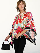 CELESTE silk top Vitalia - Lesley Evers-celeste-chic silk-pinwheel