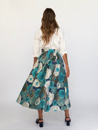 CELINE skirt Flower Charm Blue - Lesley Evers-Bottoms-gown-Shop