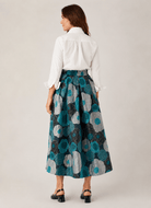CELINE skirt Flower Charm Blue - Lesley Evers-Bottoms-gown-Shop