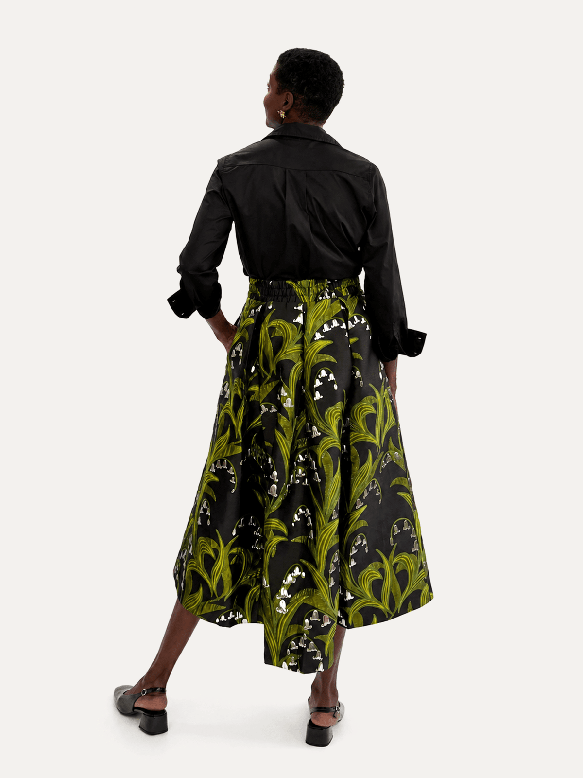 CELINE skirt Lily of the Valley - Lesley Evers-Bottoms-gown-Shop