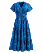 CHELSEA dress May Flowers Blue - Lesley Evers - Dress - new - New Arrivals