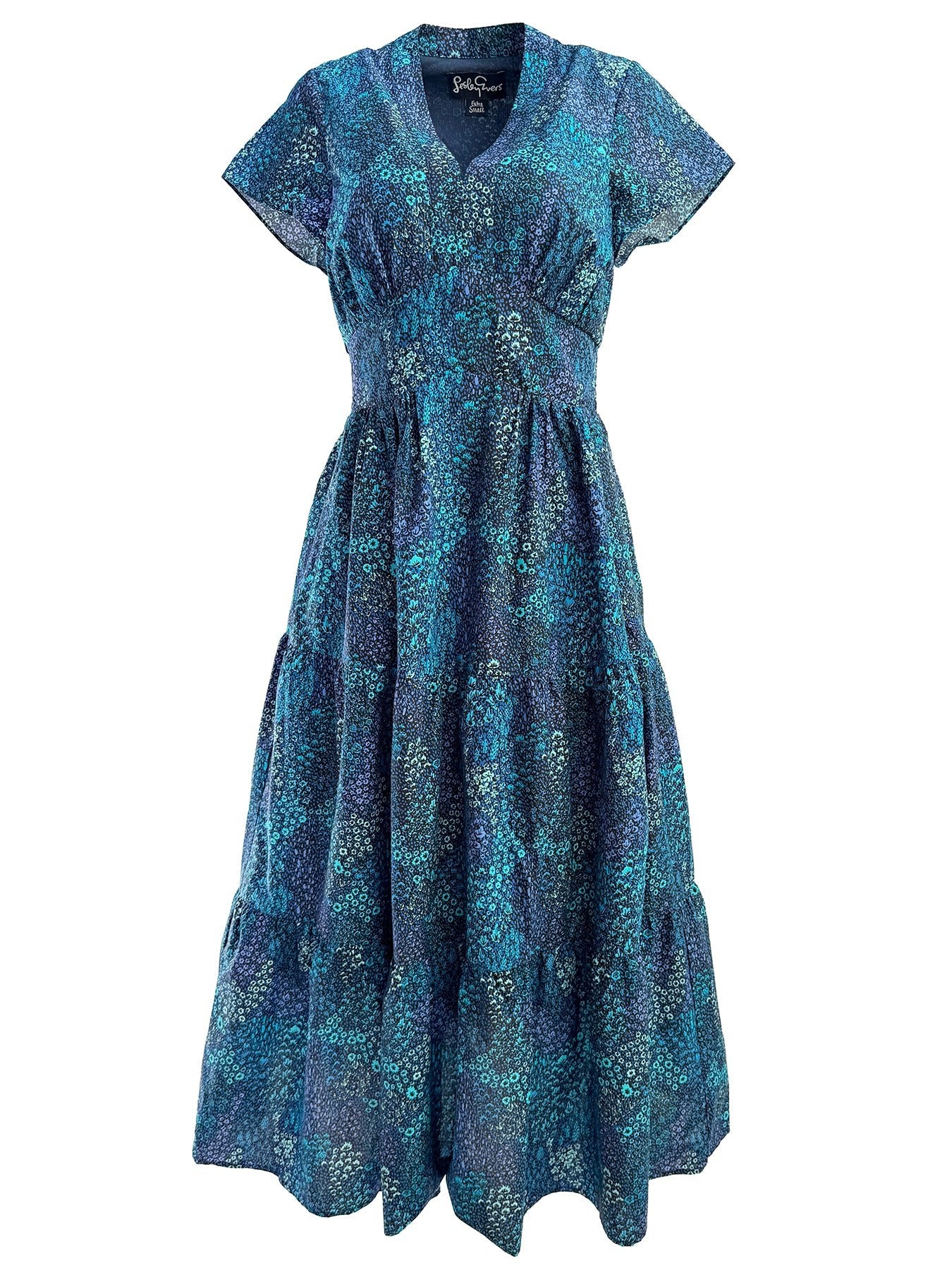 CHELSEA dress May Flowers Blue - Lesley Evers - Dress - new - New Arrivals