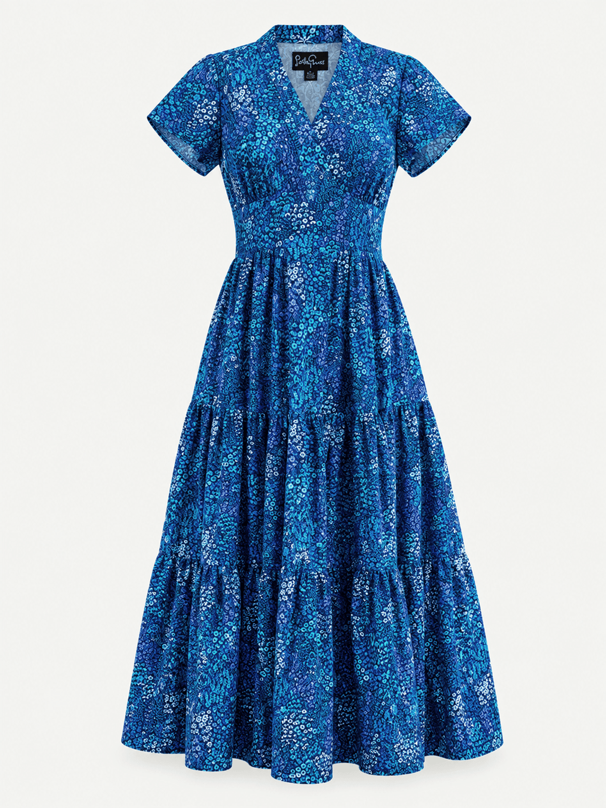 CHELSEA dress May Flowers Blue - Lesley Evers-Dress-new-New Arrivals