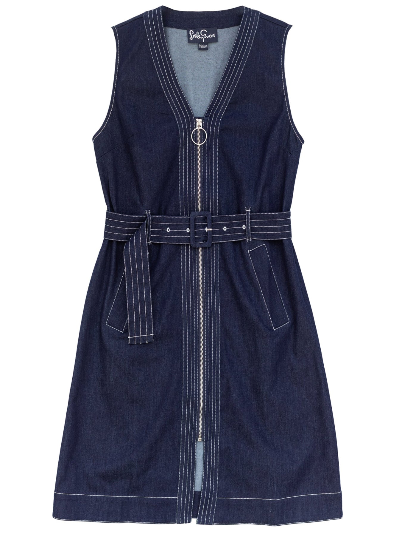 CHIARA dress Indigo Denim - Lesley Evers - denim - Dress - Shop