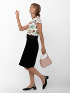 CHLOE knit skirt Black - Lesley Evers-bottom-clothing-Skirt