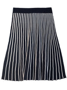 CHLOE knit skirt Black and White Stripe - Lesley Evers - bottom - clothing - Skirt