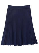 CHLOE knit skirt Navy - Lesley Evers - bottom - clothing - Skirt