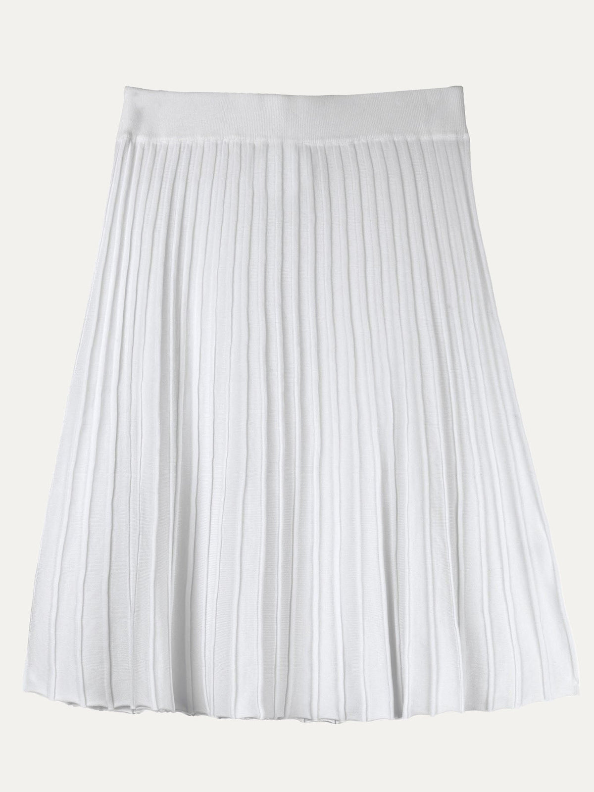 CHLOE knit skirt White - Lesley Evers-bottom-clothing-NO_RETURN