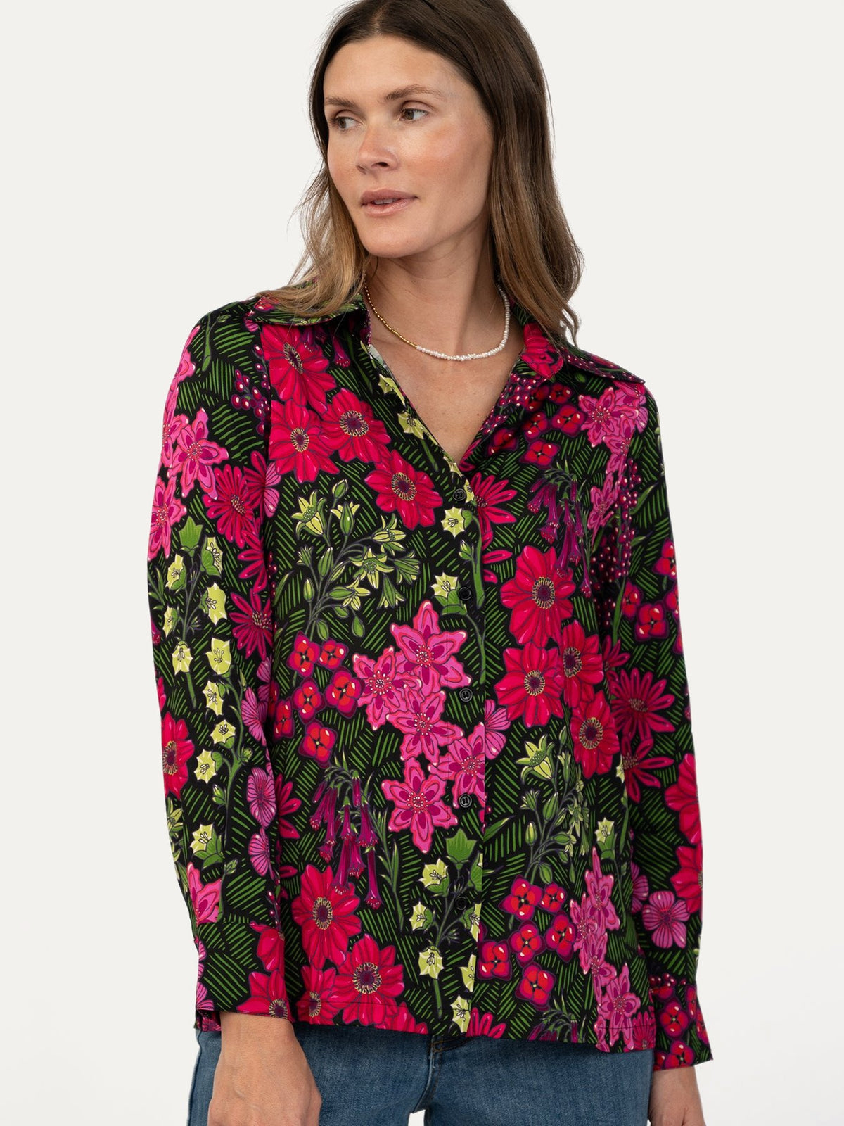 CHRISTINA blouse Serenade Magenta - Lesley Evers-Shop-Shop/All Products-Shop/New Arrivals