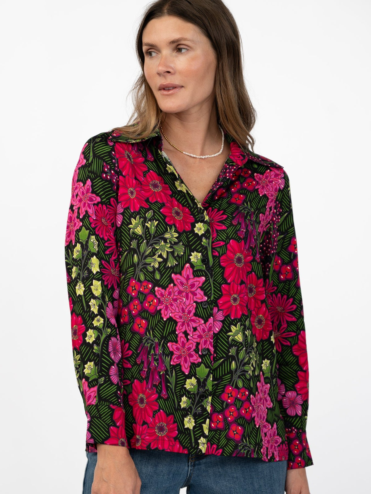 CHRISTINA blouse Serenade Magenta - Lesley Evers-Shop-Shop/All Products-Shop/New Arrivals