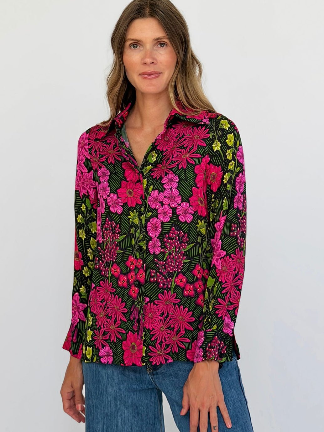 CHRISTINA blouse Serenade Magenta - Lesley Evers-Shop-Shop/All Products-Shop/New Arrivals