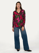 CHRISTINA blouse Serenade Magenta - Lesley Evers-Shop-Shop/All Products-Shop/New Arrivals