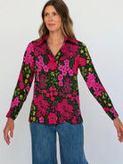 CHRISTINA blouse Serenade Magenta - Lesley Evers-Shop-Shop/All Products-Shop/New Arrivals