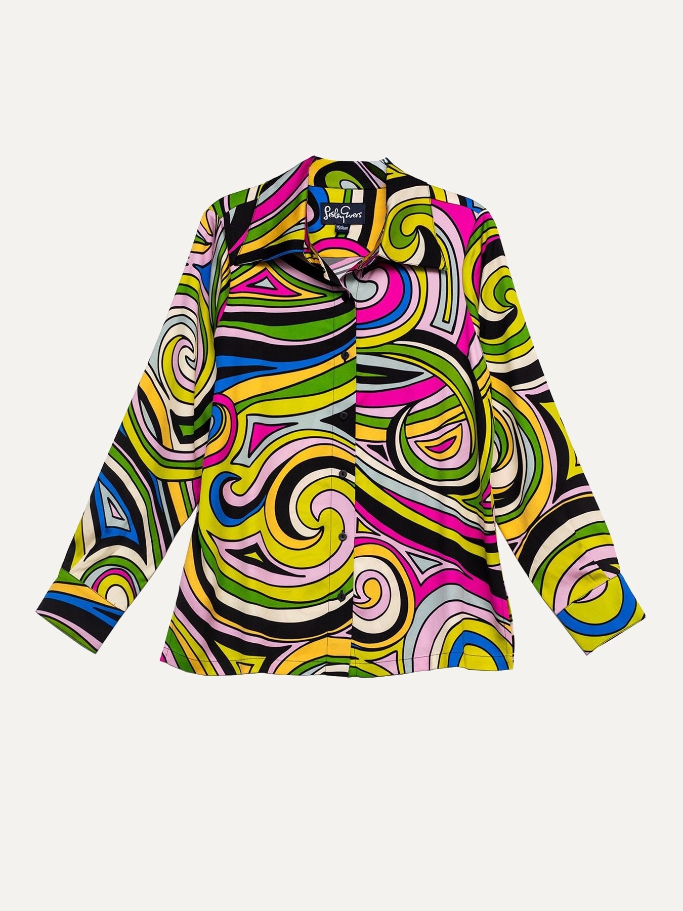 CHRISTINA blouse Swirl - Lesley Evers-Shop-Shop/All Products-Shop/New Arrivals