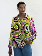CHRISTINA blouse Swirl - Lesley Evers-Shop-Shop/All Products-Shop/New Arrivals