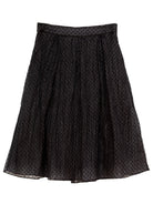 CLAIRE skirt Black Velvet Dots - Lesley Evers - 