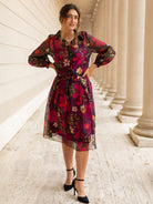 CLAIRE skirt Plum Blossom - Lesley Evers - 