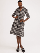 CLEMENTINE shirtdress Basketweave - Lesley Evers-A-line-Clementine-Dress