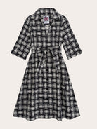 CLEMENTINE shirtdress Basketweave - Lesley Evers-A-line-Clementine-Dress