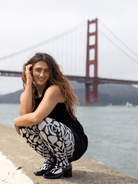 COCO tights Fern Black & White - Lesley Evers - colorful - Colorful patterned tights - colorful tights