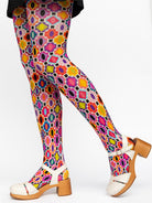 COCO tights Gems - Lesley Evers - 23pinkrobeset - colorful - Colorful patterned tights