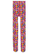 COCO tights Gems - Lesley Evers - 23pinkrobeset - colorful - Colorful patterned tights