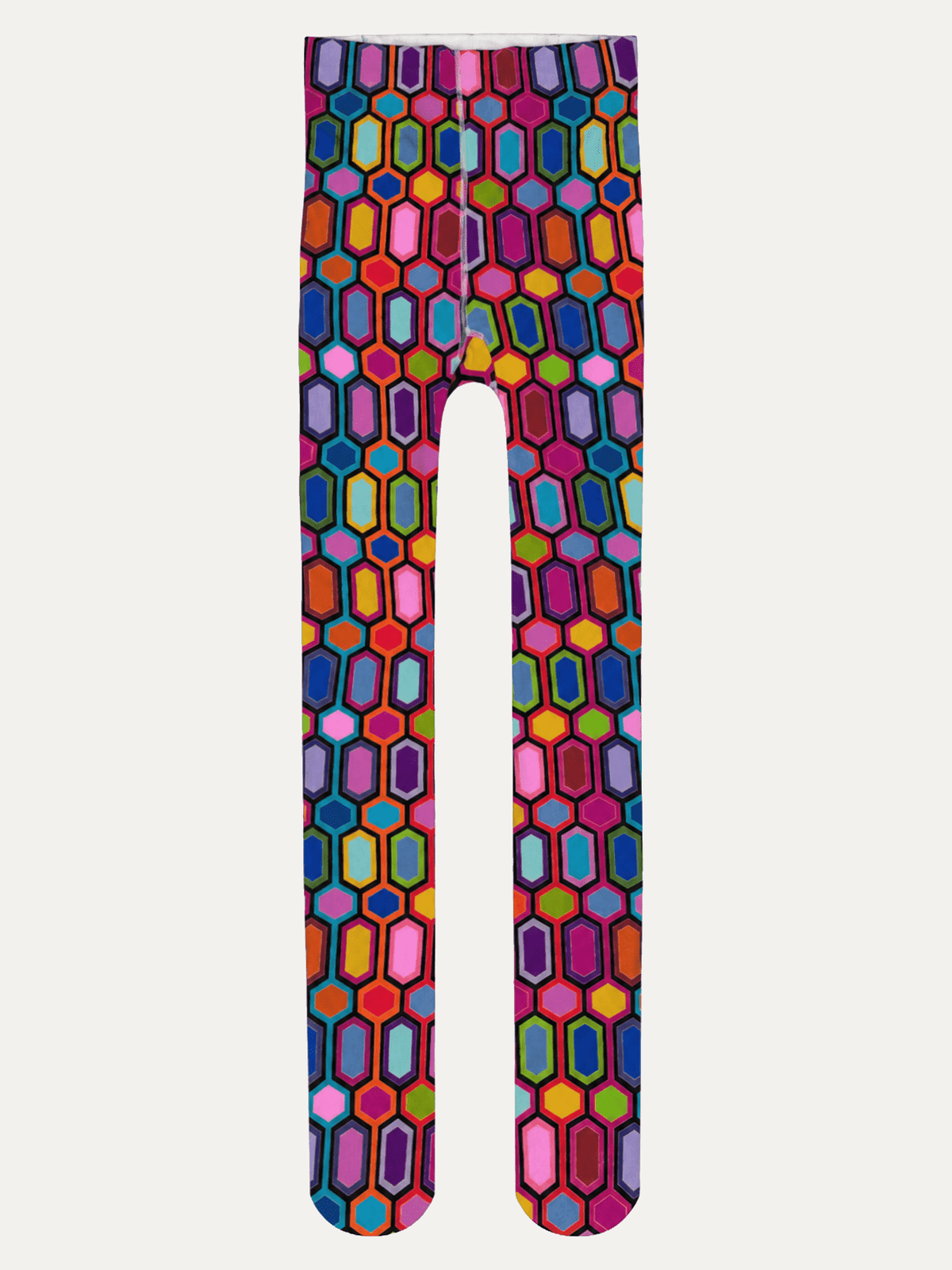 COCO tights Pavilion Multi - Lesley Evers-coco-colorful-Colorful patterned tights